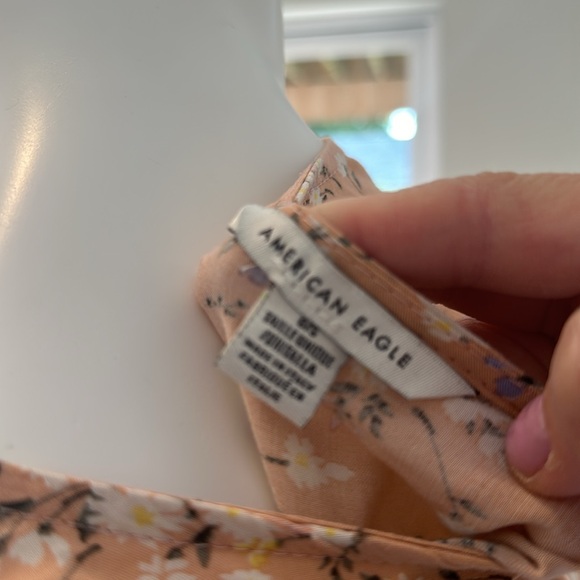 Floral Print Kimono With Drawstring Waist Tie American Eagle O/S - Picture 6 of 11